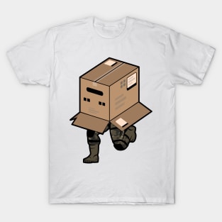 Big Boss Sneaking in Box - Metal Gear Solid 3 T-Shirt